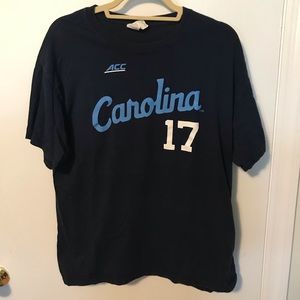 UNC Tarheels #17 baseball T-shirt